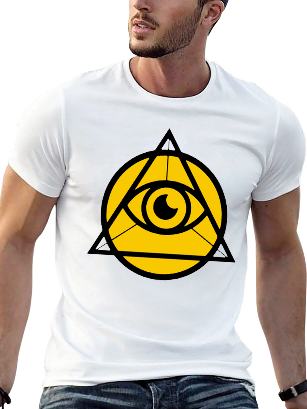 Eye of Providence Graphic Tee - Illuminati Symbol Shirt