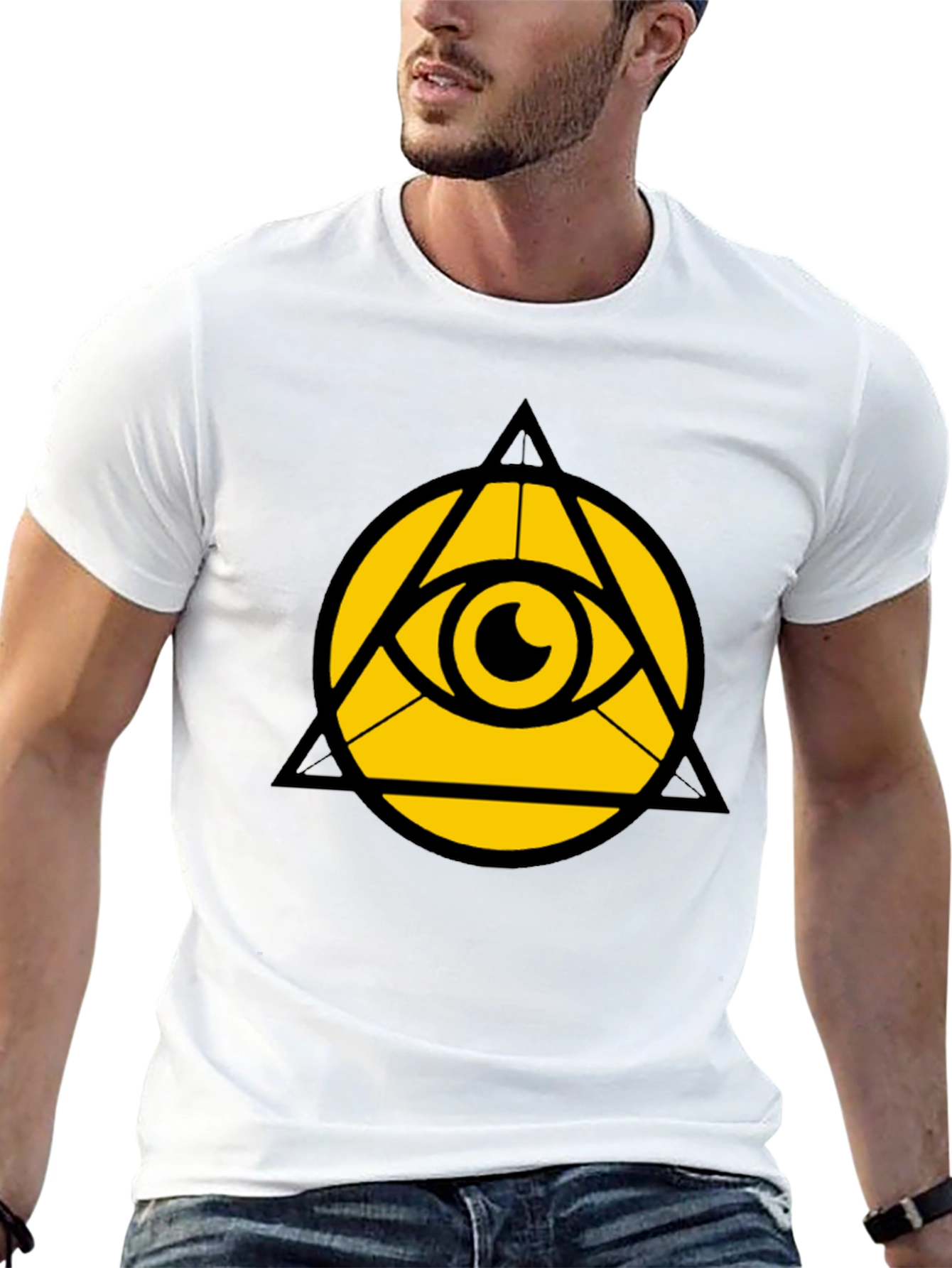 Eye of Providence Graphic Tee - Illuminati Symbol Shirt