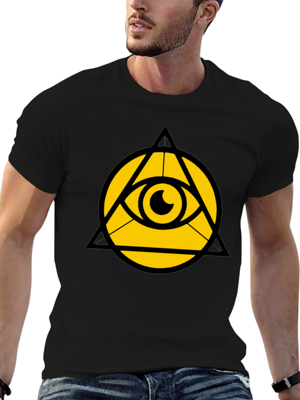 Eye of Providence Graphic Tee - Illuminati Symbol Shirt