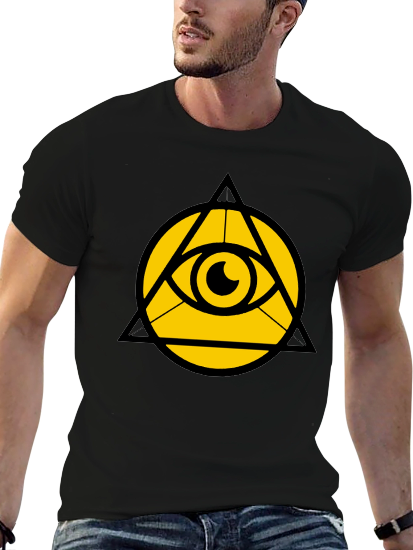 Eye of Providence Graphic Tee - Illuminati Symbol Shirt