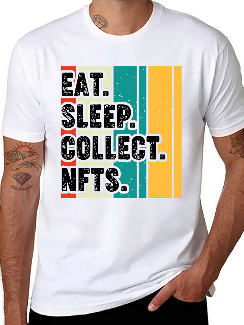 Eat Sleep Collect NFTs T-Shirt