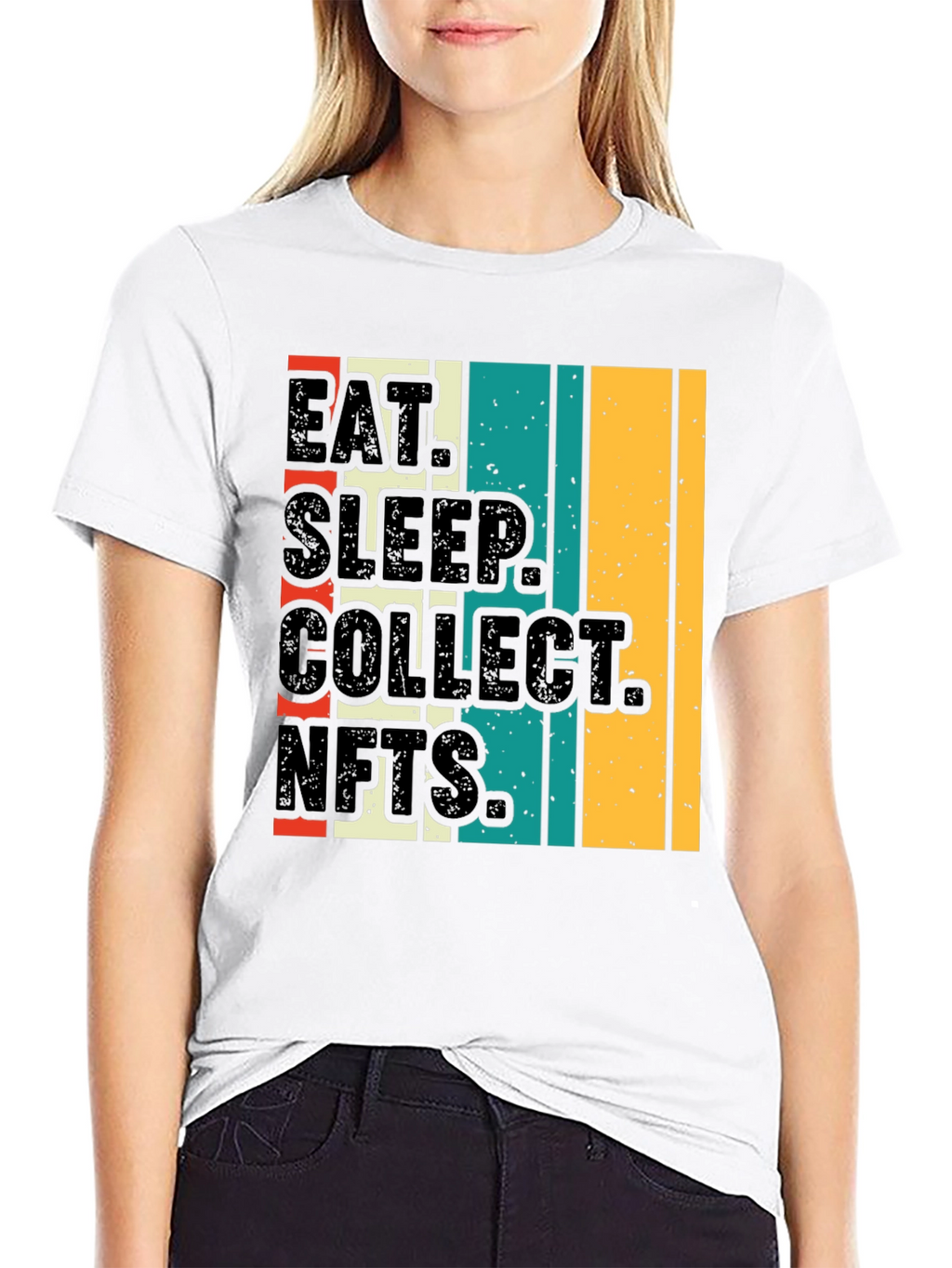 Eat Sleep Collect NFTs T-Shirt