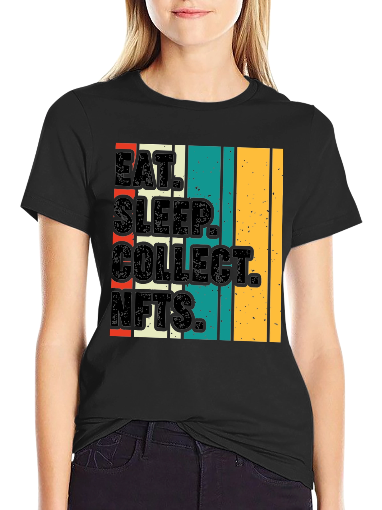 Eat Sleep Collect NFTs T-Shirt