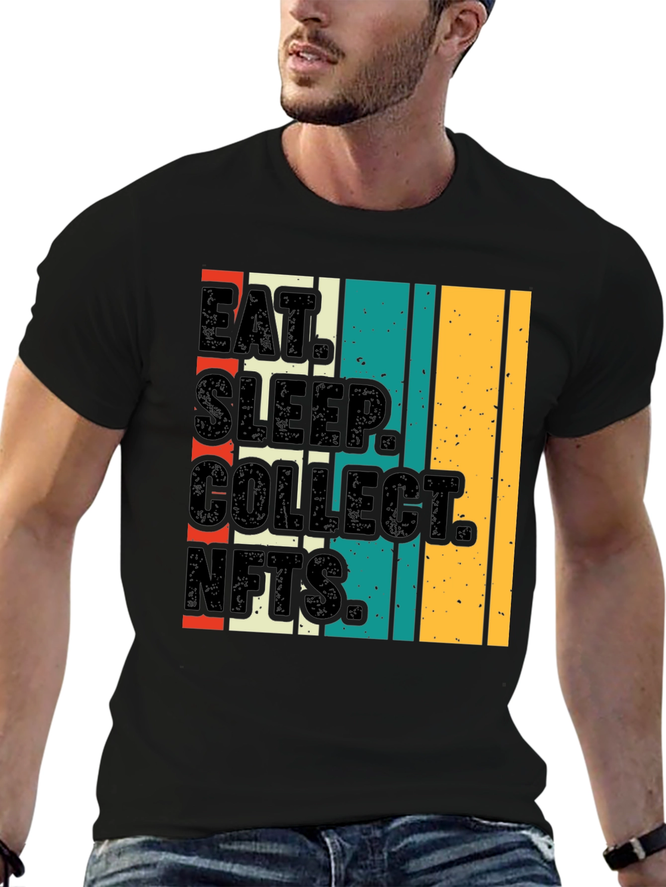 Eat Sleep Collect NFTs T-Shirt