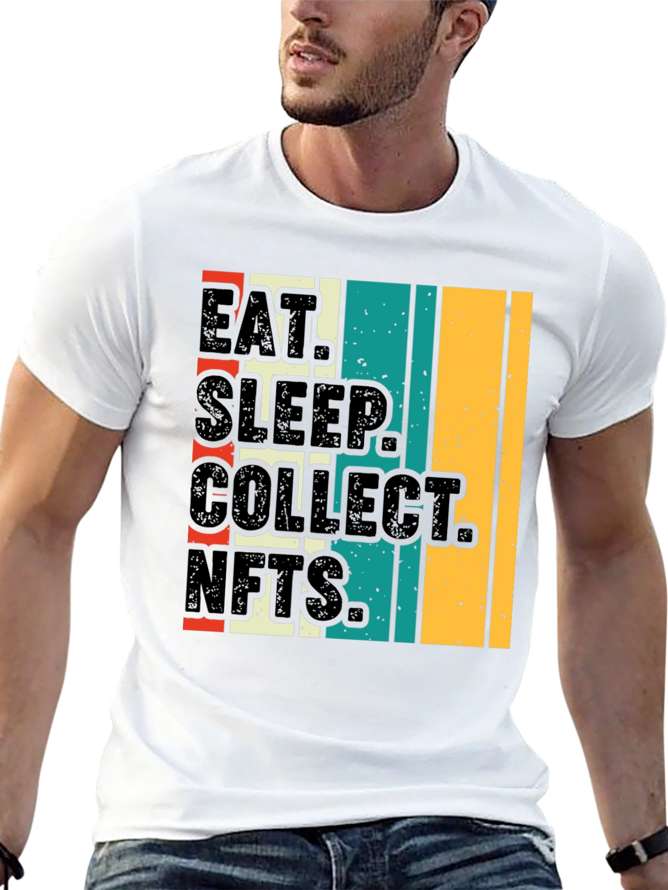 Eat Sleep Collect NFTs T-Shirt