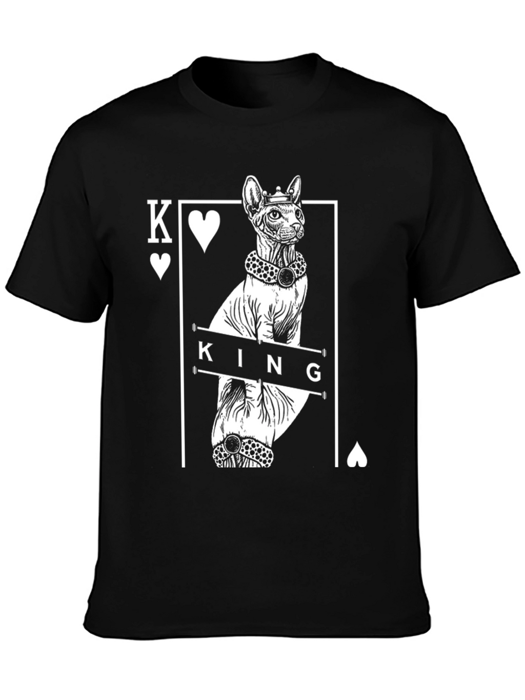King Cat T-Shirt - Unique Graphic Tee