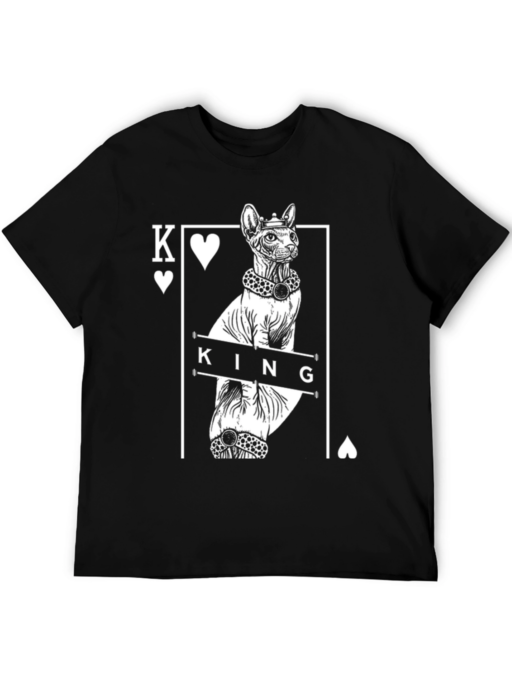 King Cat T-Shirt - Unique Graphic Tee