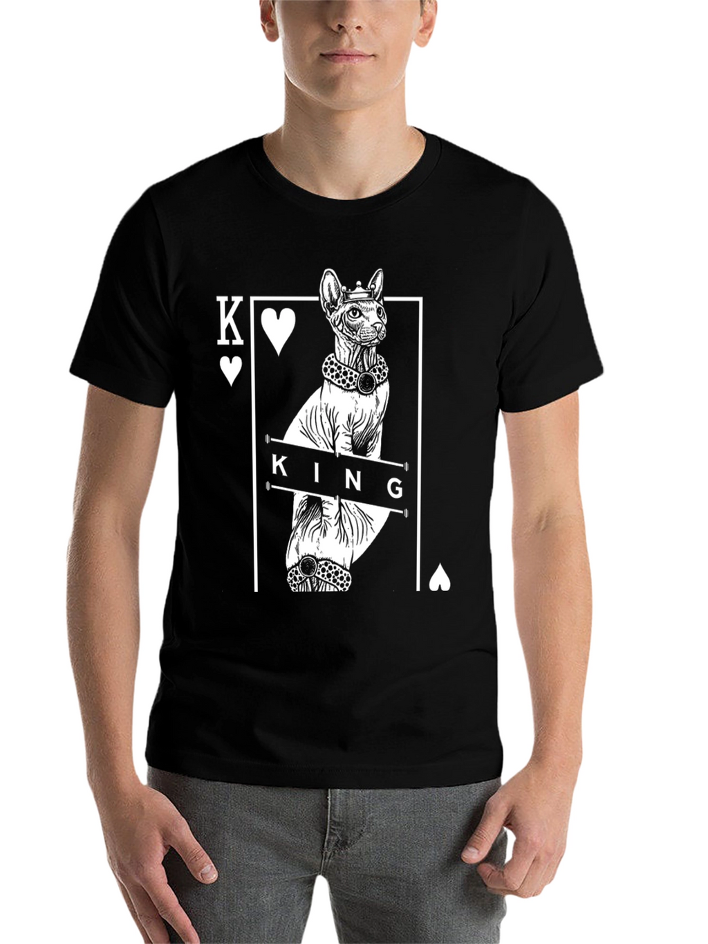 King Cat T-Shirt - Unique Graphic Tee