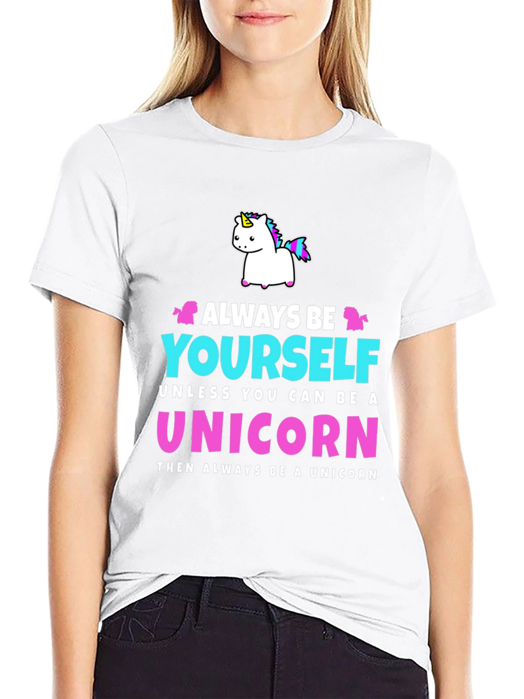 Always Be Yourself Unicorn Graphic T-Shirt