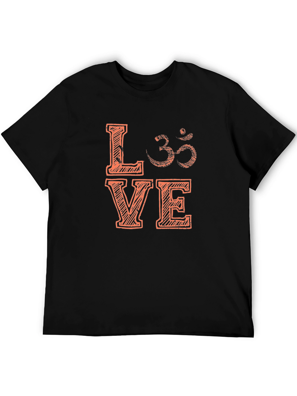 Love Om Symbol Graphic T-Shirt - Yoga Meditation Tee
