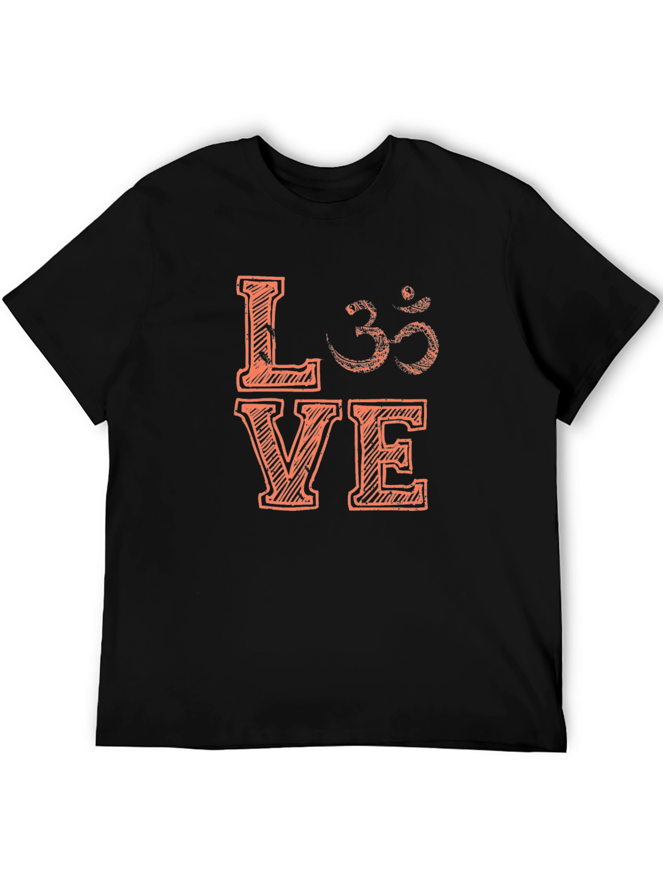 Love Om Symbol Graphic T-Shirt - Yoga Meditation Tee