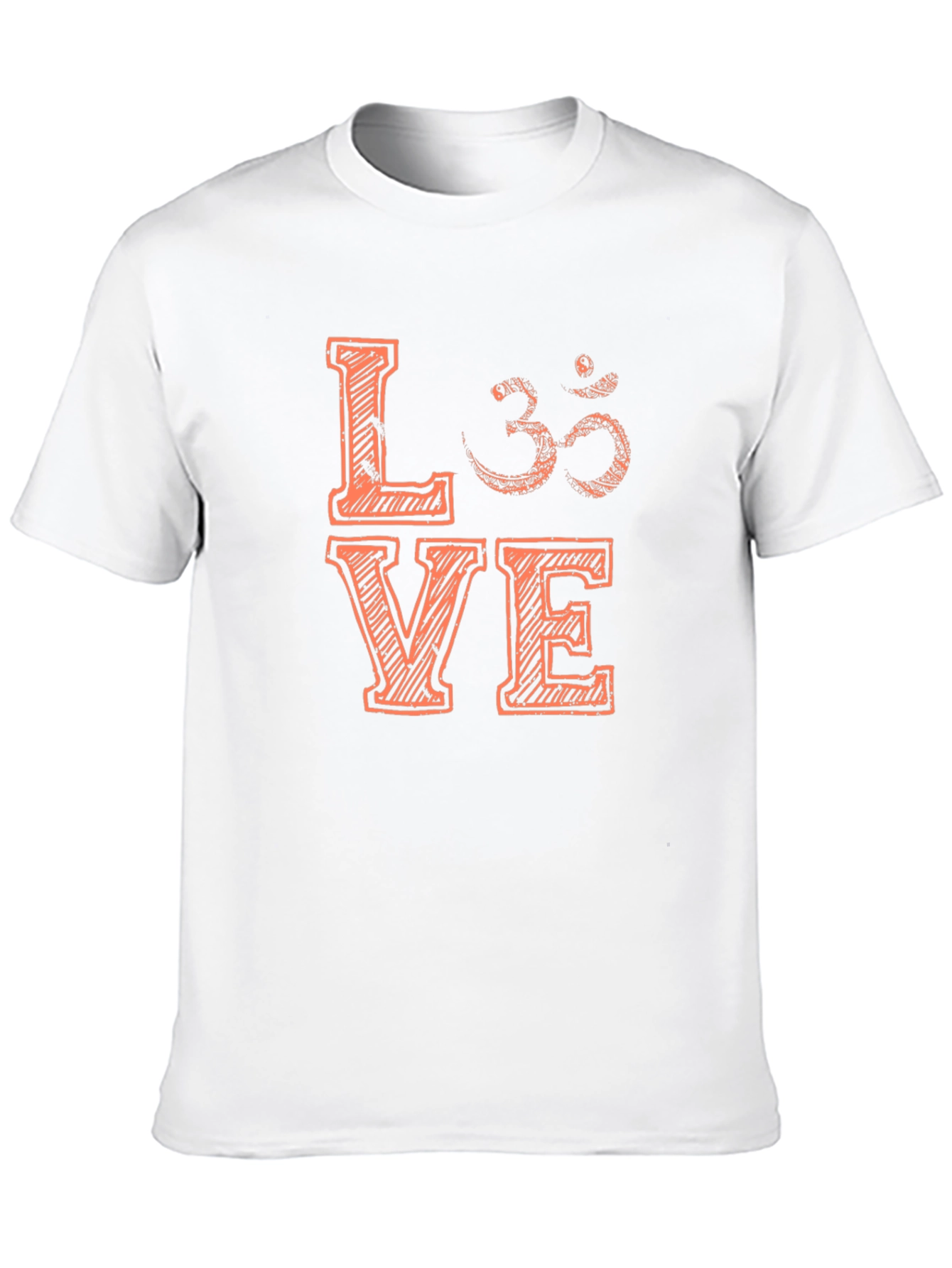 Love Om Symbol Graphic T-Shirt - Yoga Meditation Tee