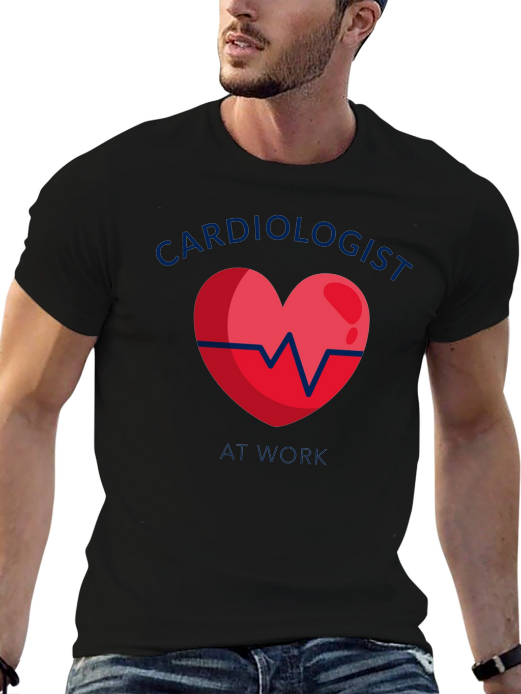 Cardiologist At Work Graphic T-Shirt