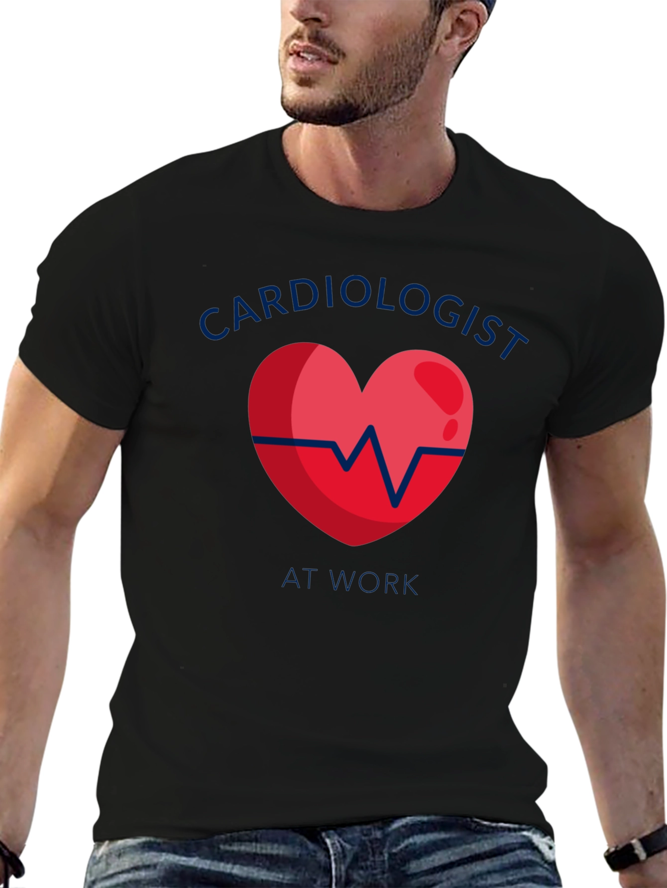 Cardiologist At Work Graphic T-Shirt
