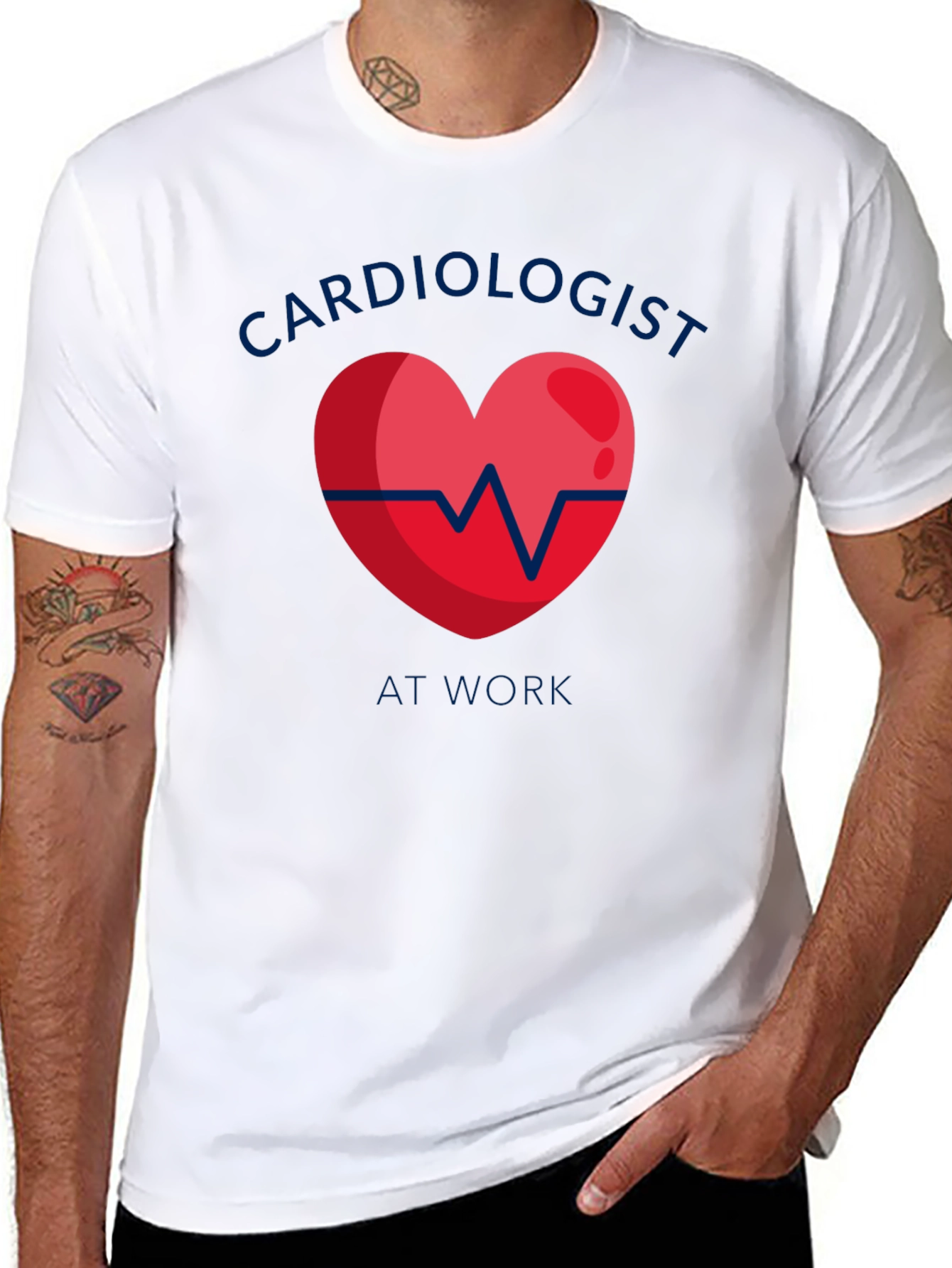 Cardiologist At Work Graphic T-Shirt