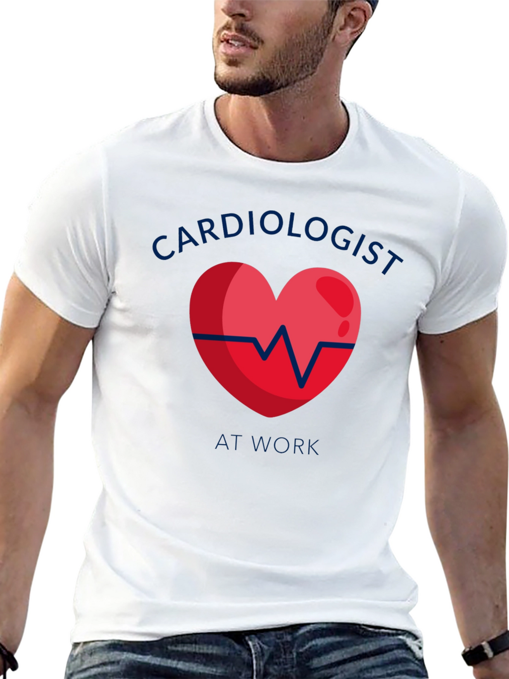 Cardiologist At Work Graphic T-Shirt