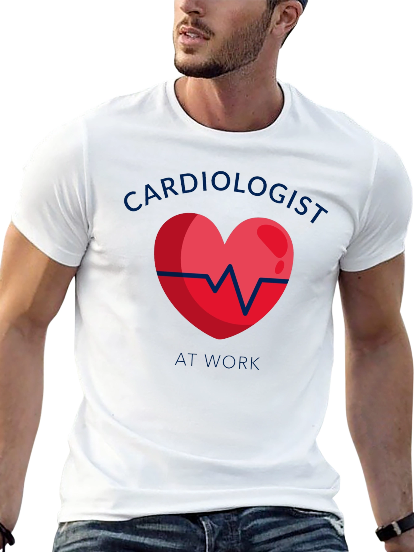 Cardiologist At Work Graphic T-Shirt