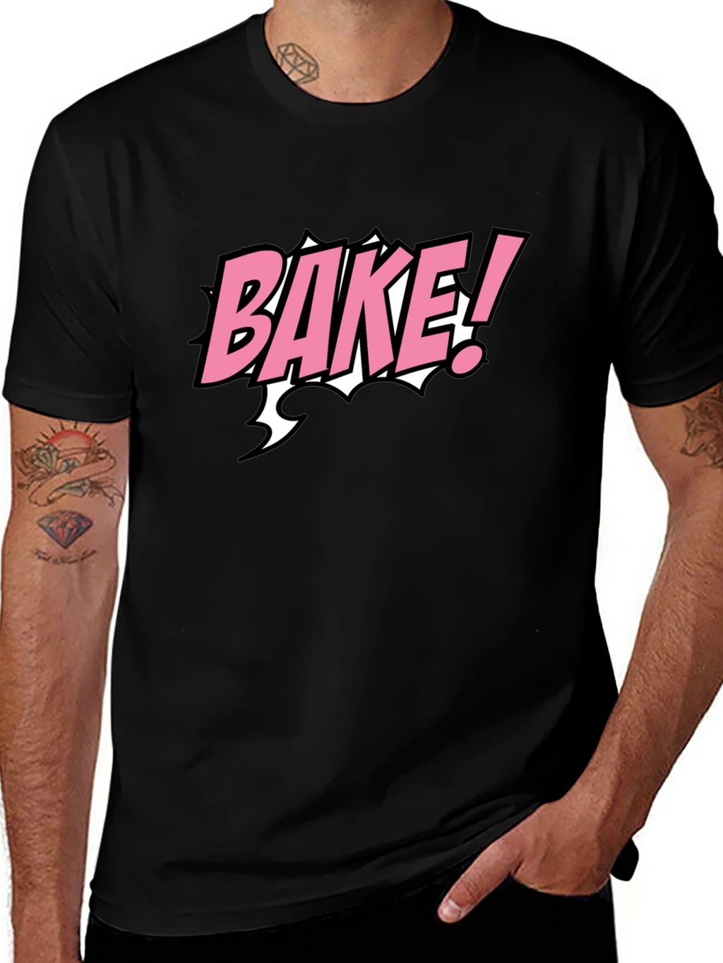 Bake! Graphic Tee - Cool T-Shirt for Bakers