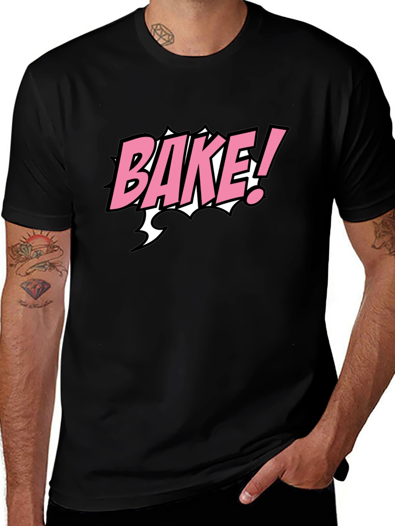 Bake! Graphic Tee - Cool T-Shirt for Bakers