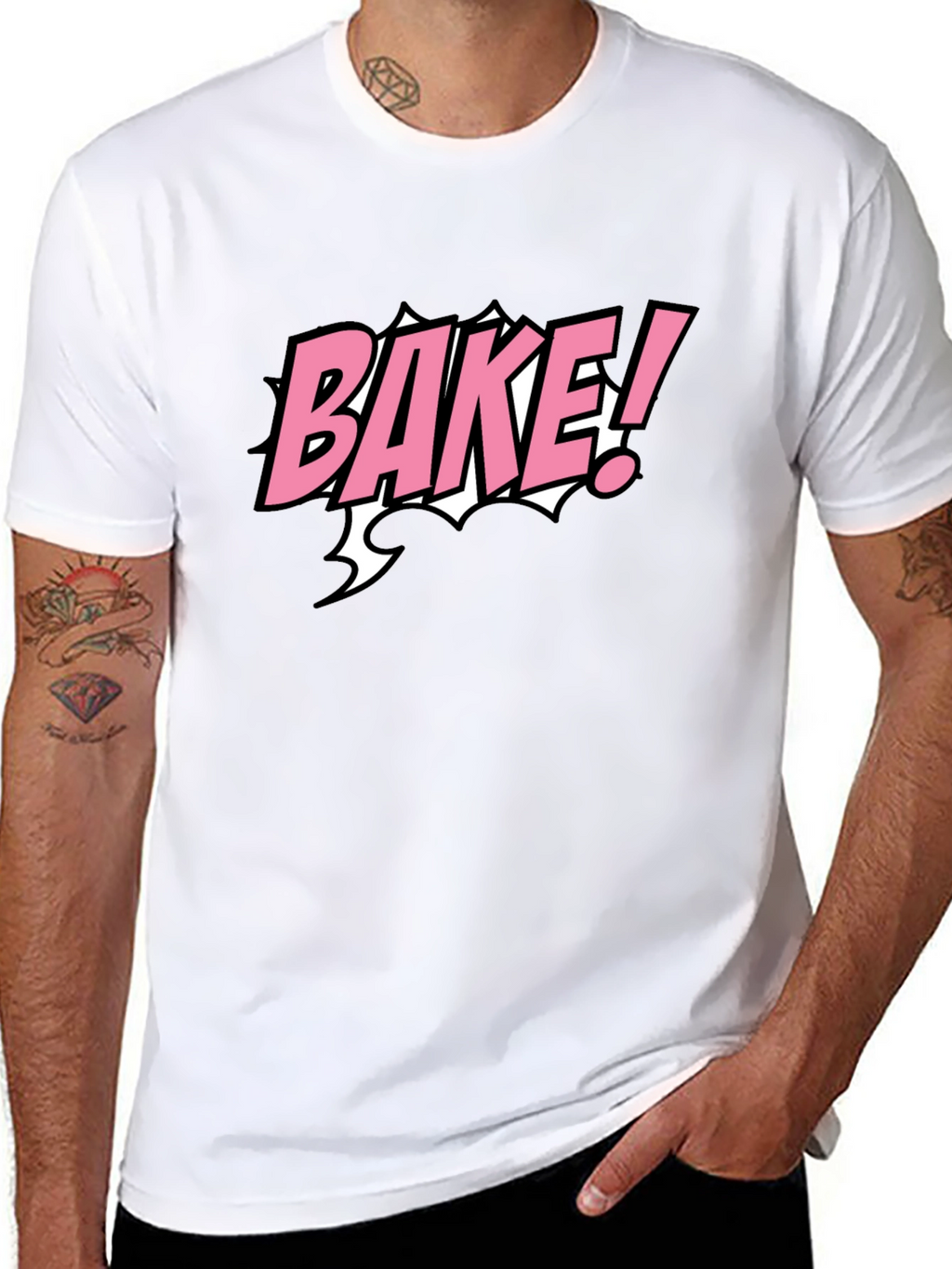 Bake! Graphic Tee - Cool T-Shirt for Bakers