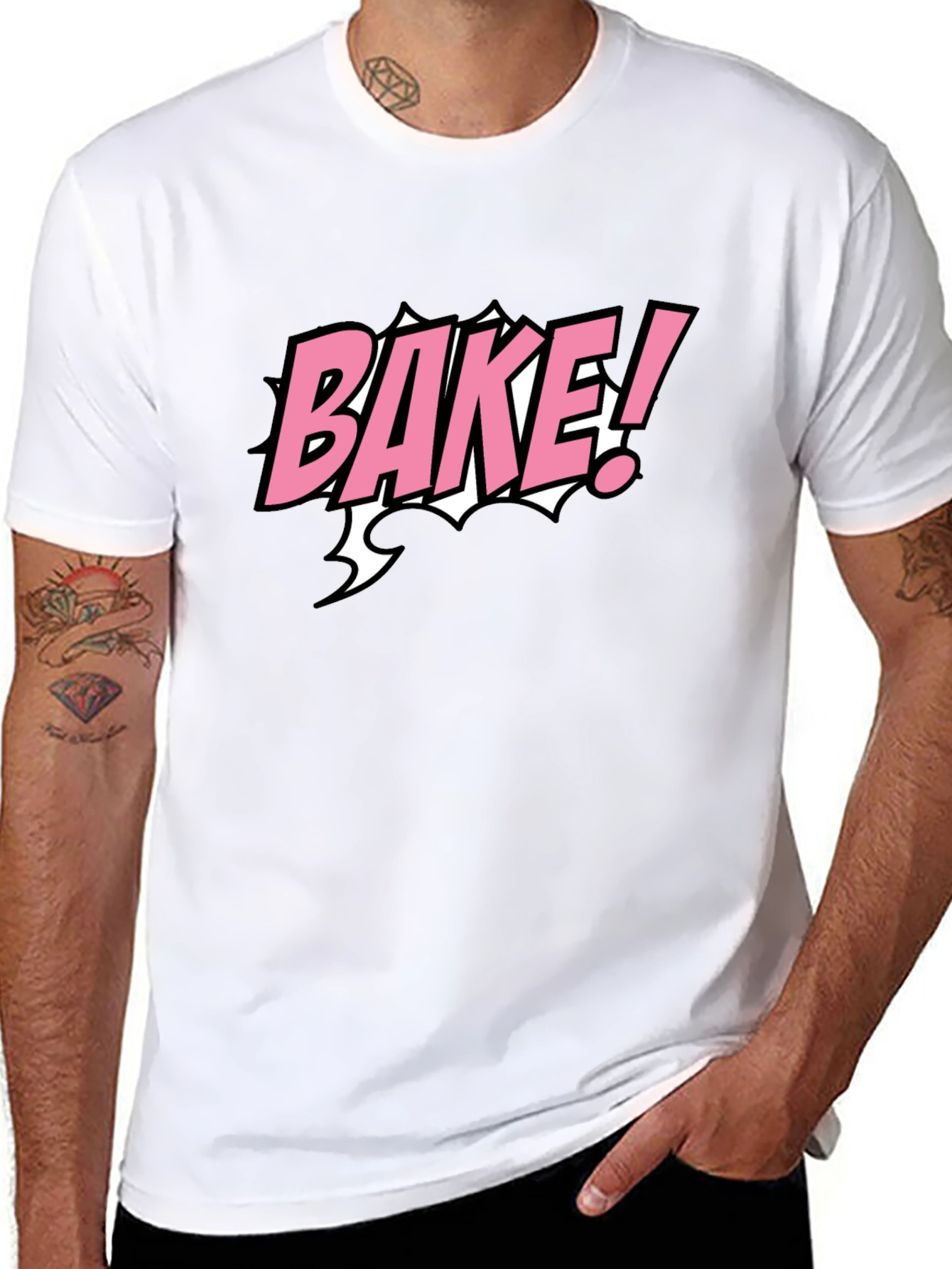 Bake! Graphic Tee - Cool T-Shirt for Bakers