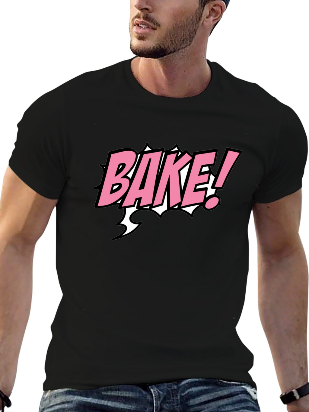 Bake! Graphic Tee - Cool T-Shirt for Bakers