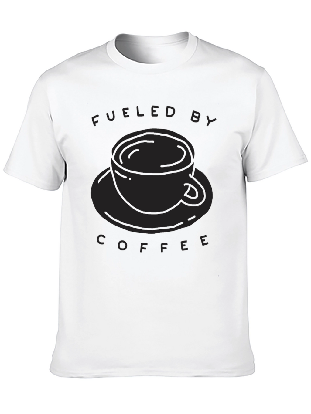 Fueled By Coffee T-Shirt - Black
