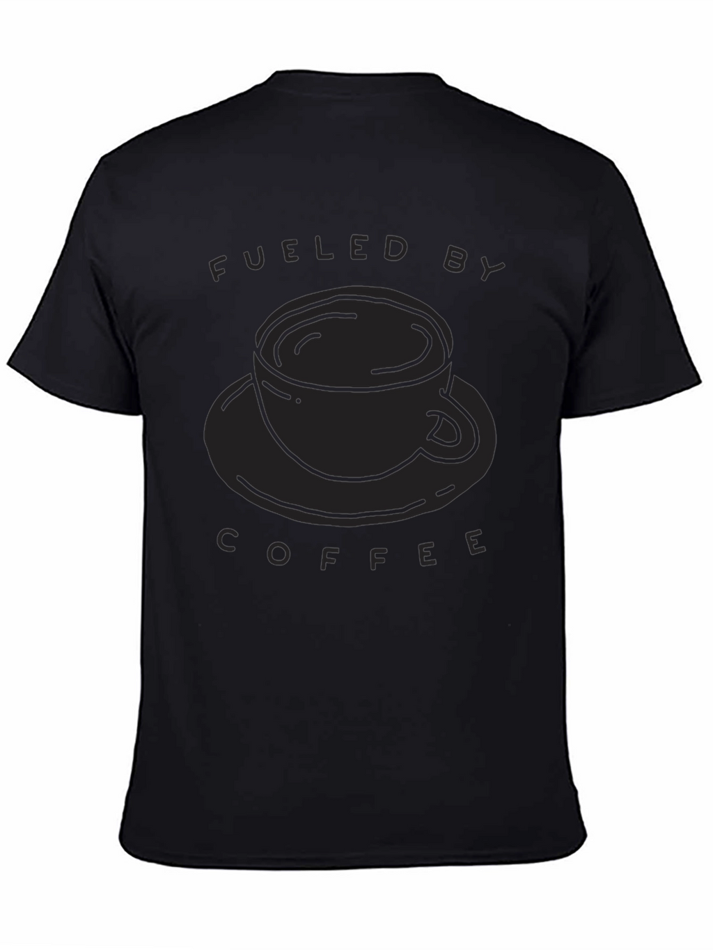 Fueled By Coffee T-Shirt - Black