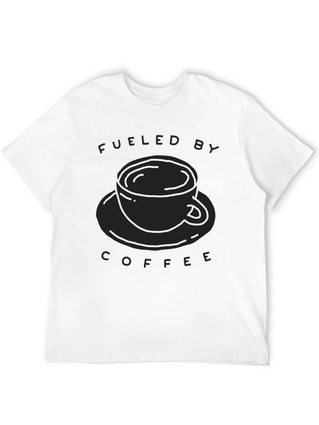 Fueled By Coffee T-Shirt - Black