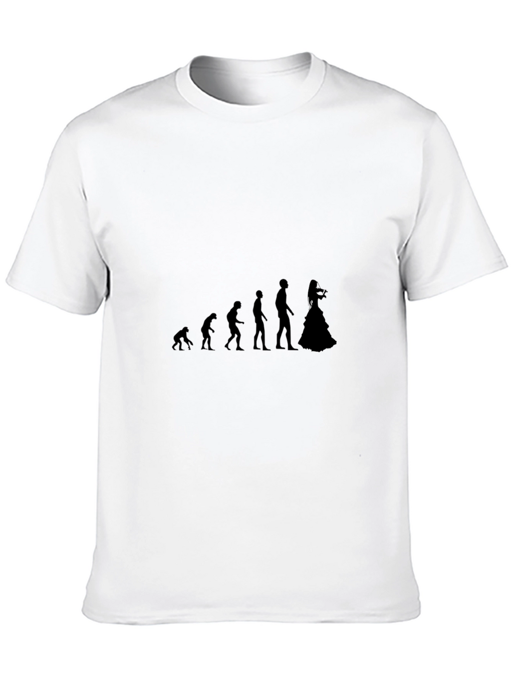 Evolution to Bride T-Shirt - Black