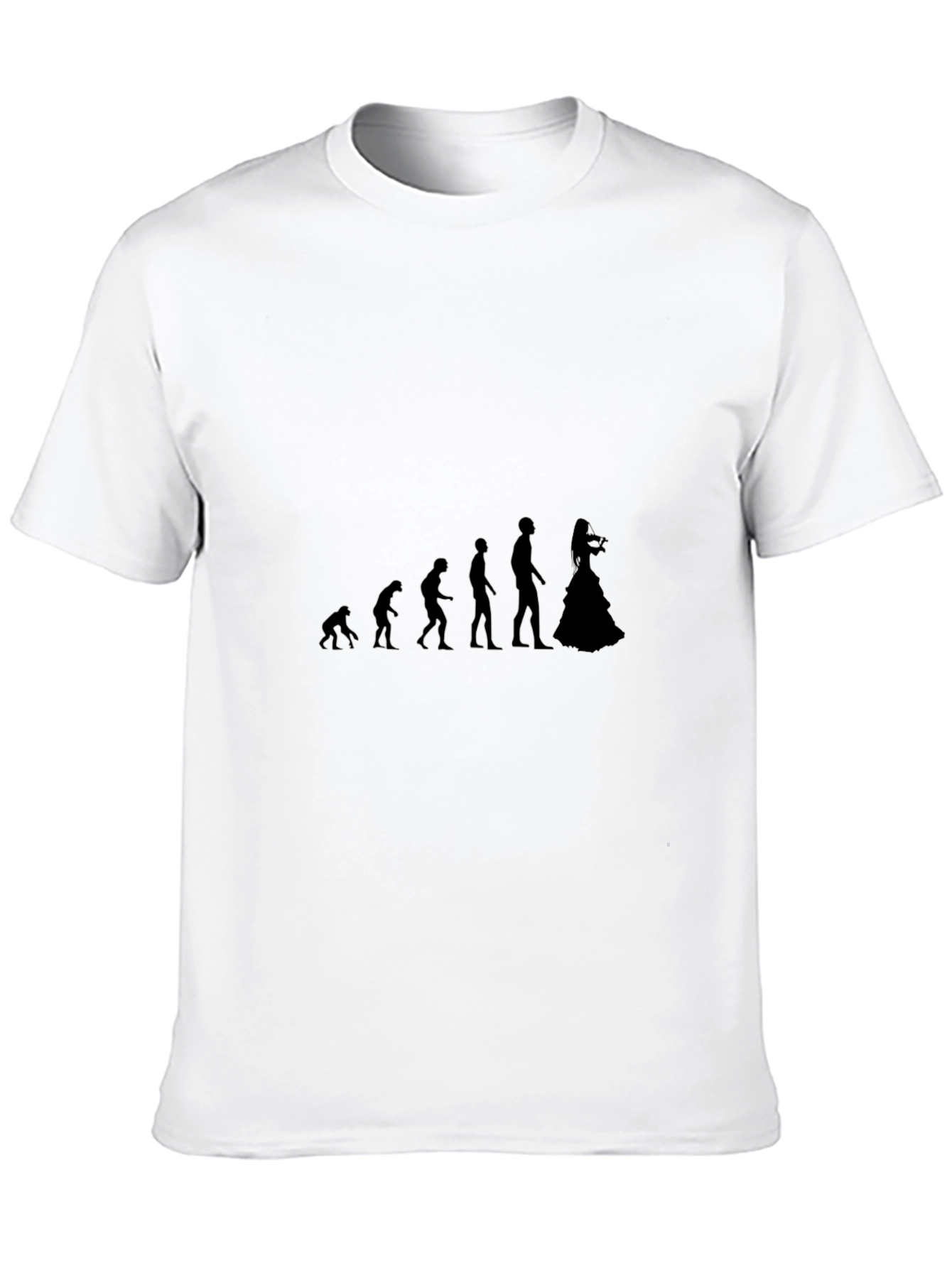 Evolution to Bride T-Shirt - Black