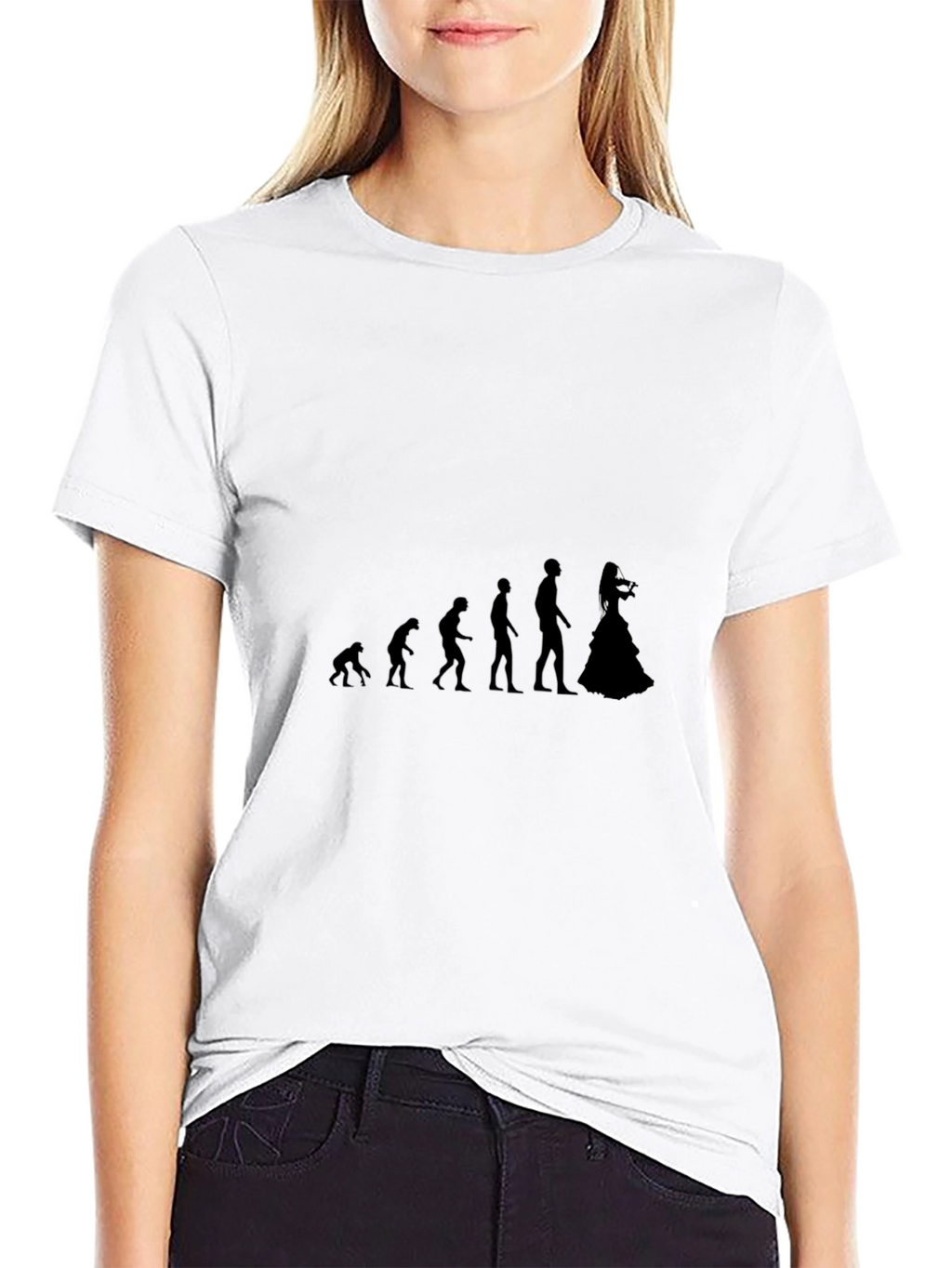 Evolution to Bride T-Shirt - Black