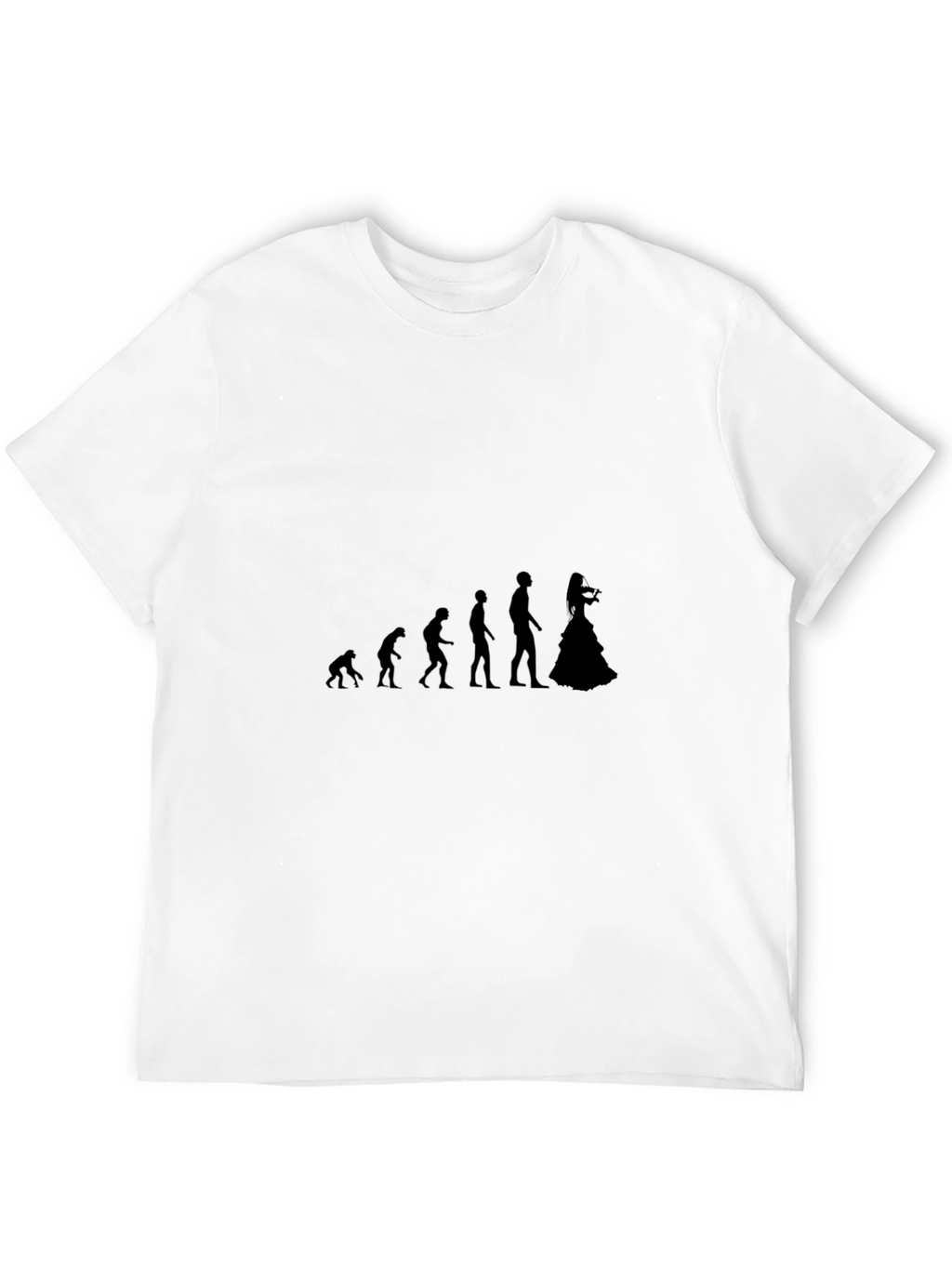 Evolution to Bride T-Shirt - Black