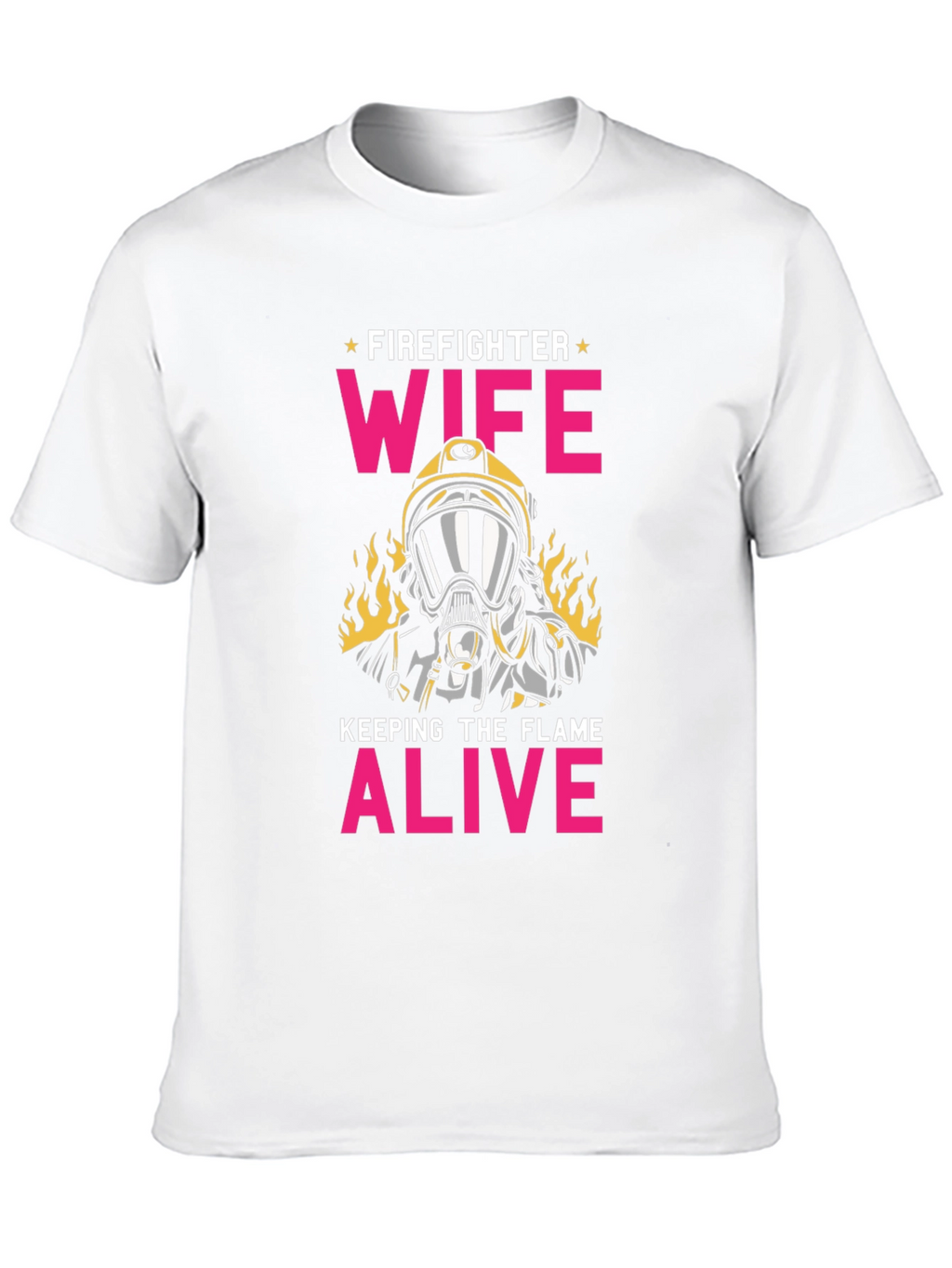 Firefighter Wife Graphic Tee - Keep the Flame Alive