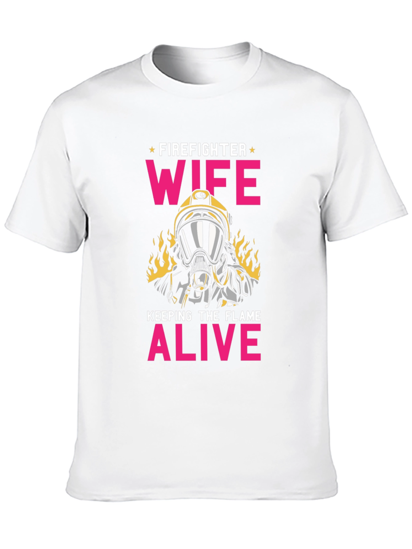 Firefighter Wife Graphic Tee - Keep the Flame Alive