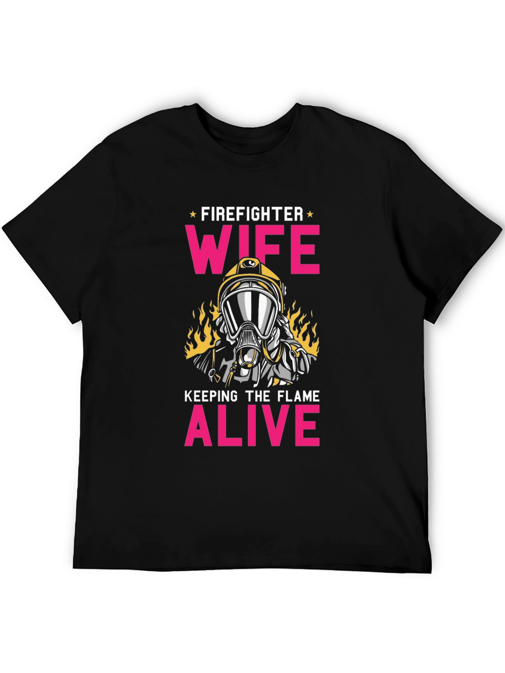 Firefighter Wife Graphic Tee - Keep the Flame Alive