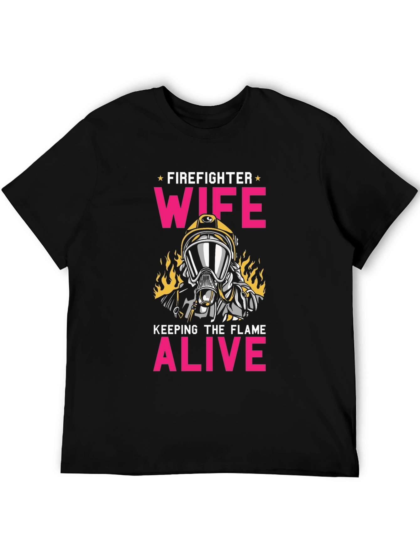 Firefighter Wife Graphic Tee - Keep the Flame Alive