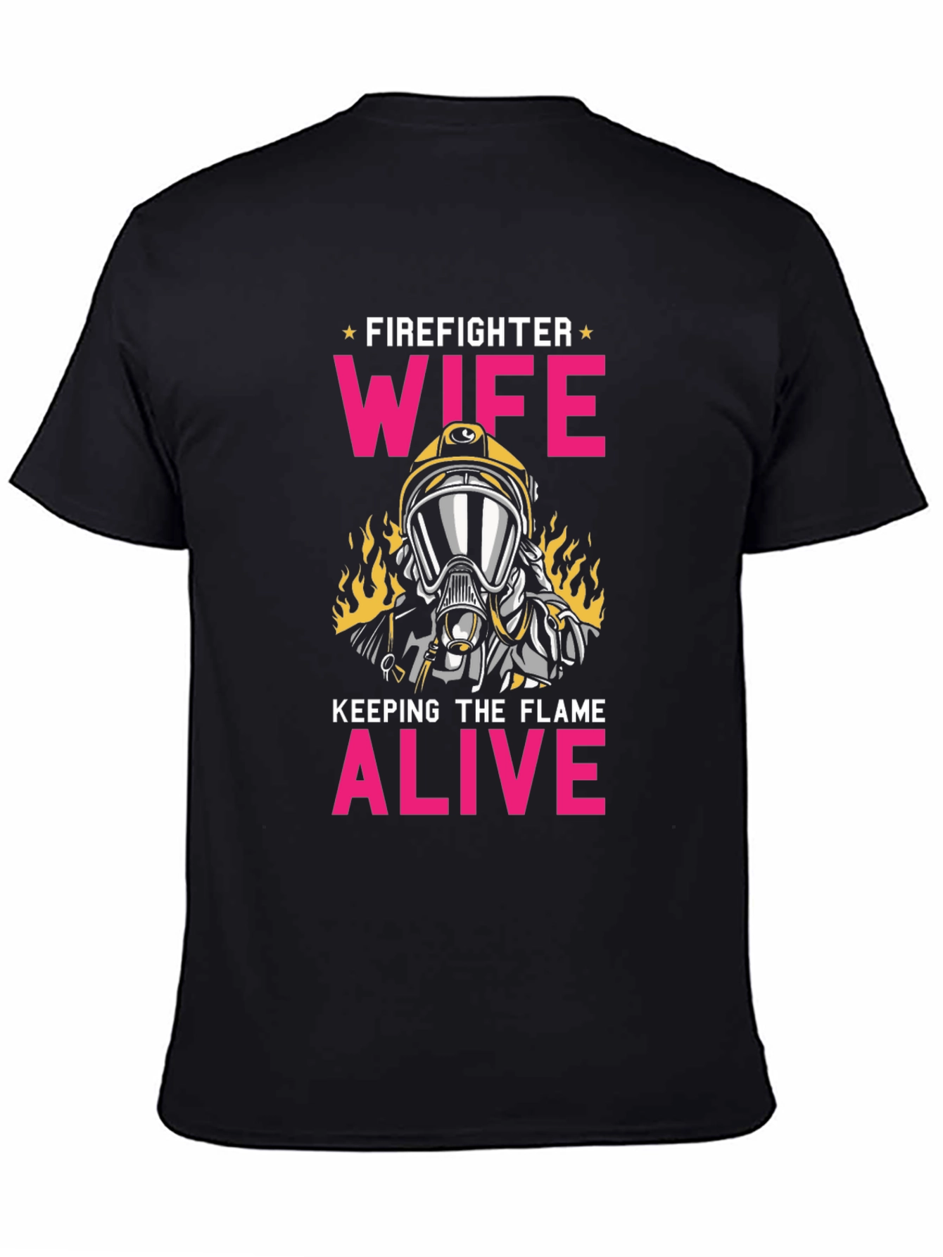 Firefighter Wife Graphic Tee - Keep the Flame Alive