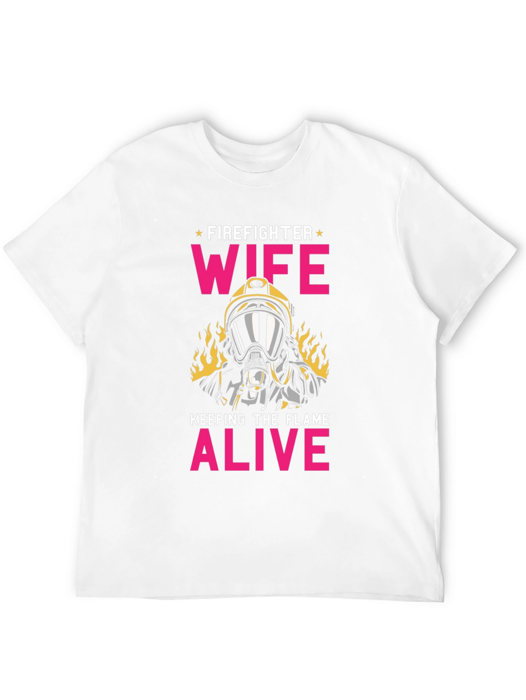 Firefighter Wife Graphic Tee - Keep the Flame Alive
