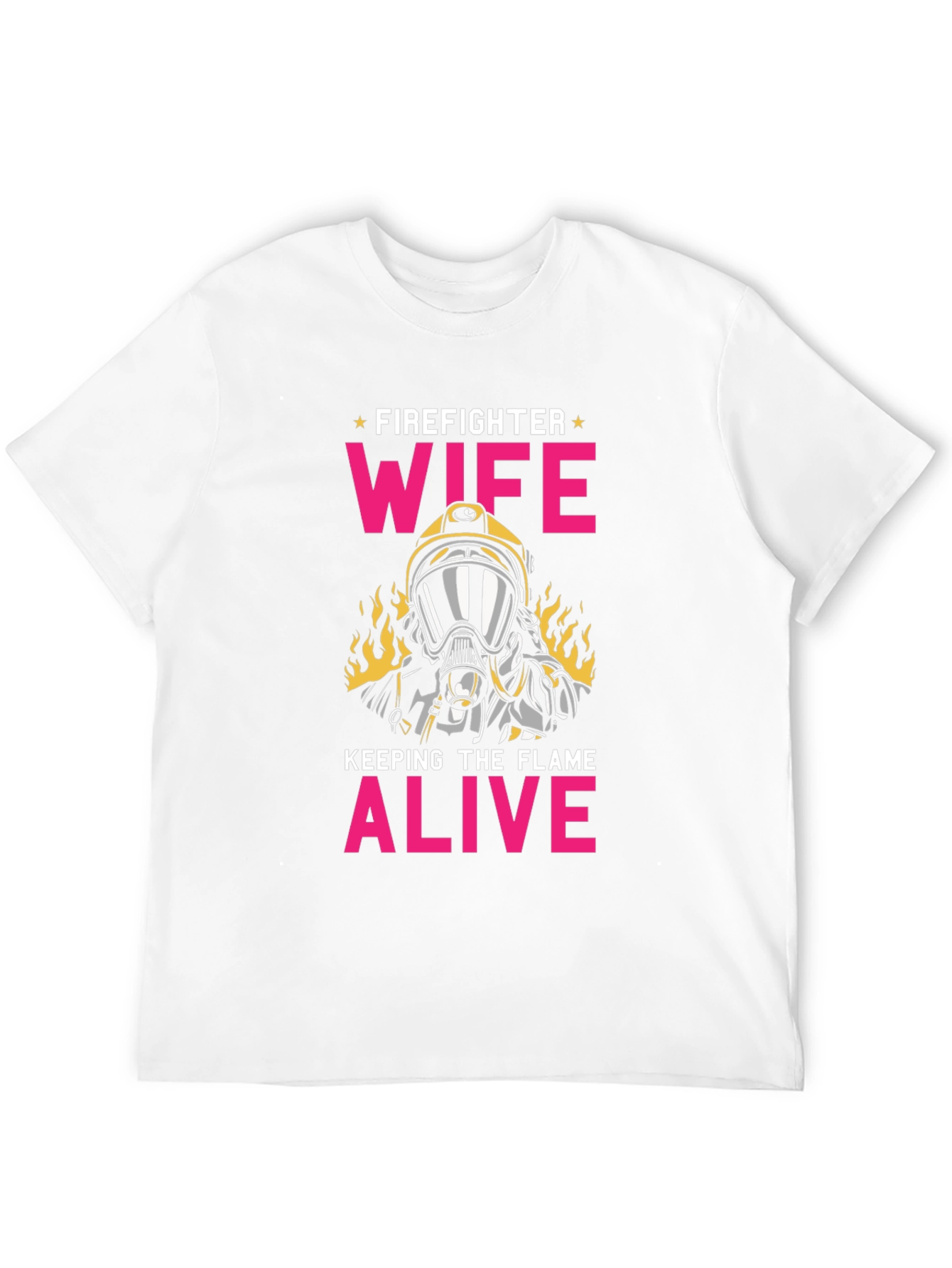 Firefighter Wife Graphic Tee - Keep the Flame Alive
