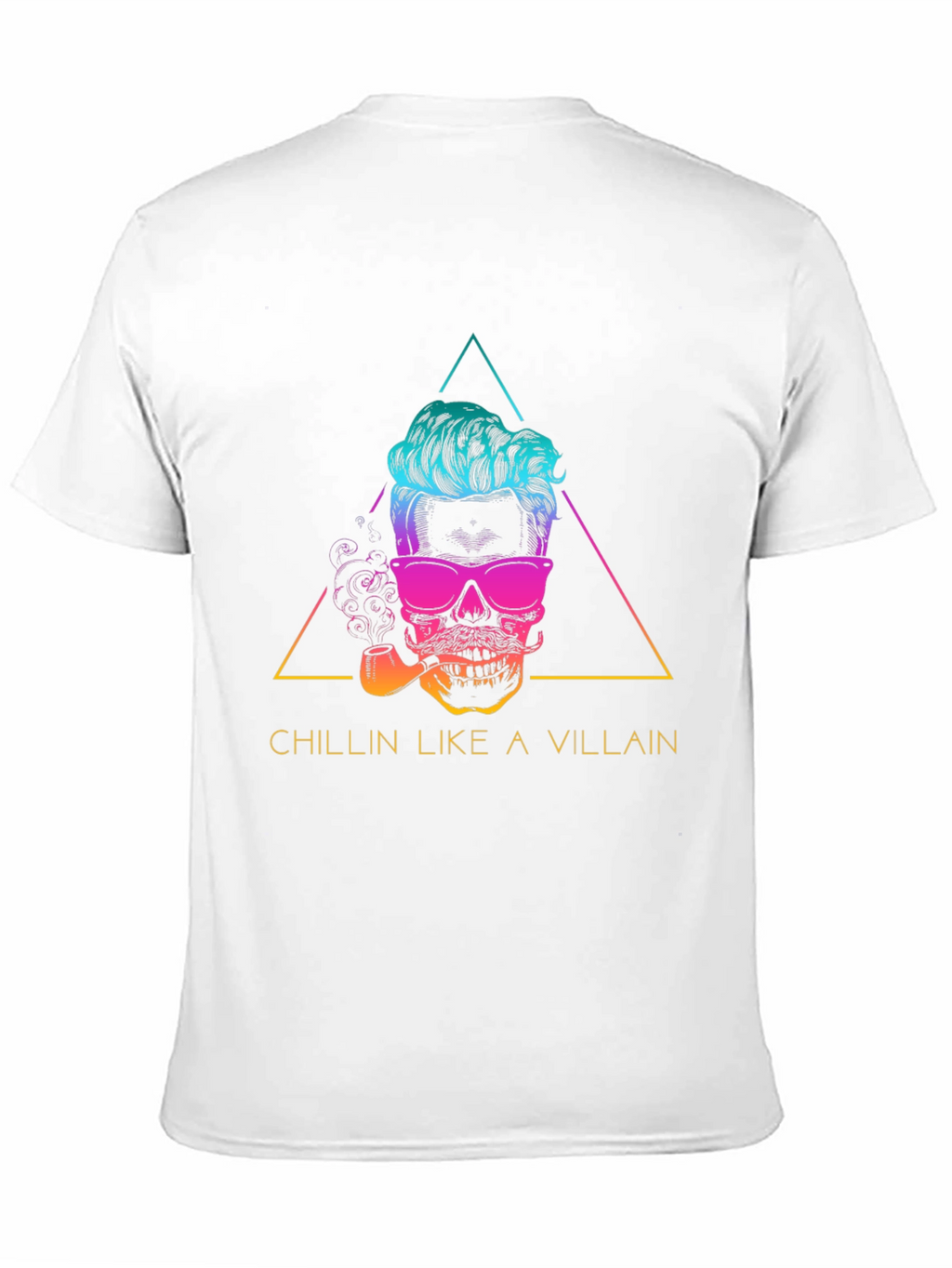 Chillin Like a Villain T-Shirt: Skull Graphic Tee