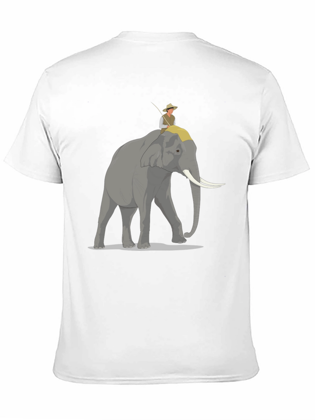 Elephant Rider Graphic Tee - Adventure Style