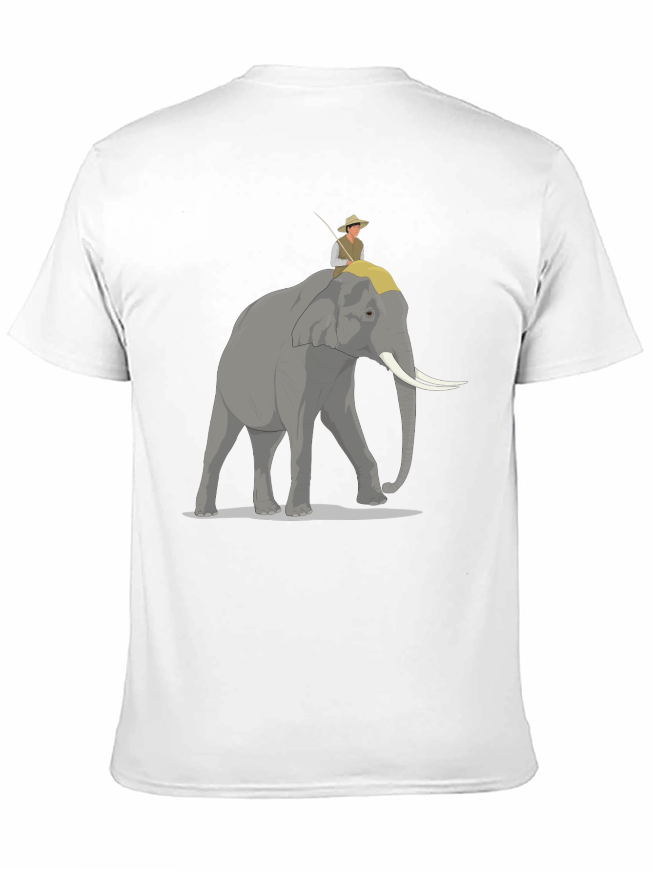 Elephant Rider Graphic Tee - Adventure Style