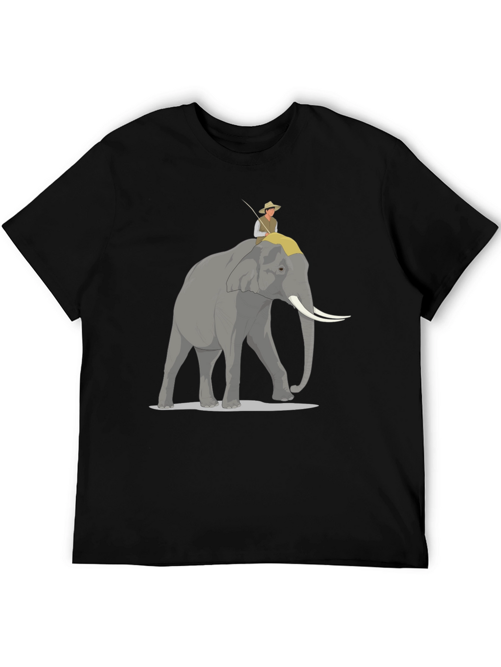 Elephant Rider Graphic Tee - Adventure Style