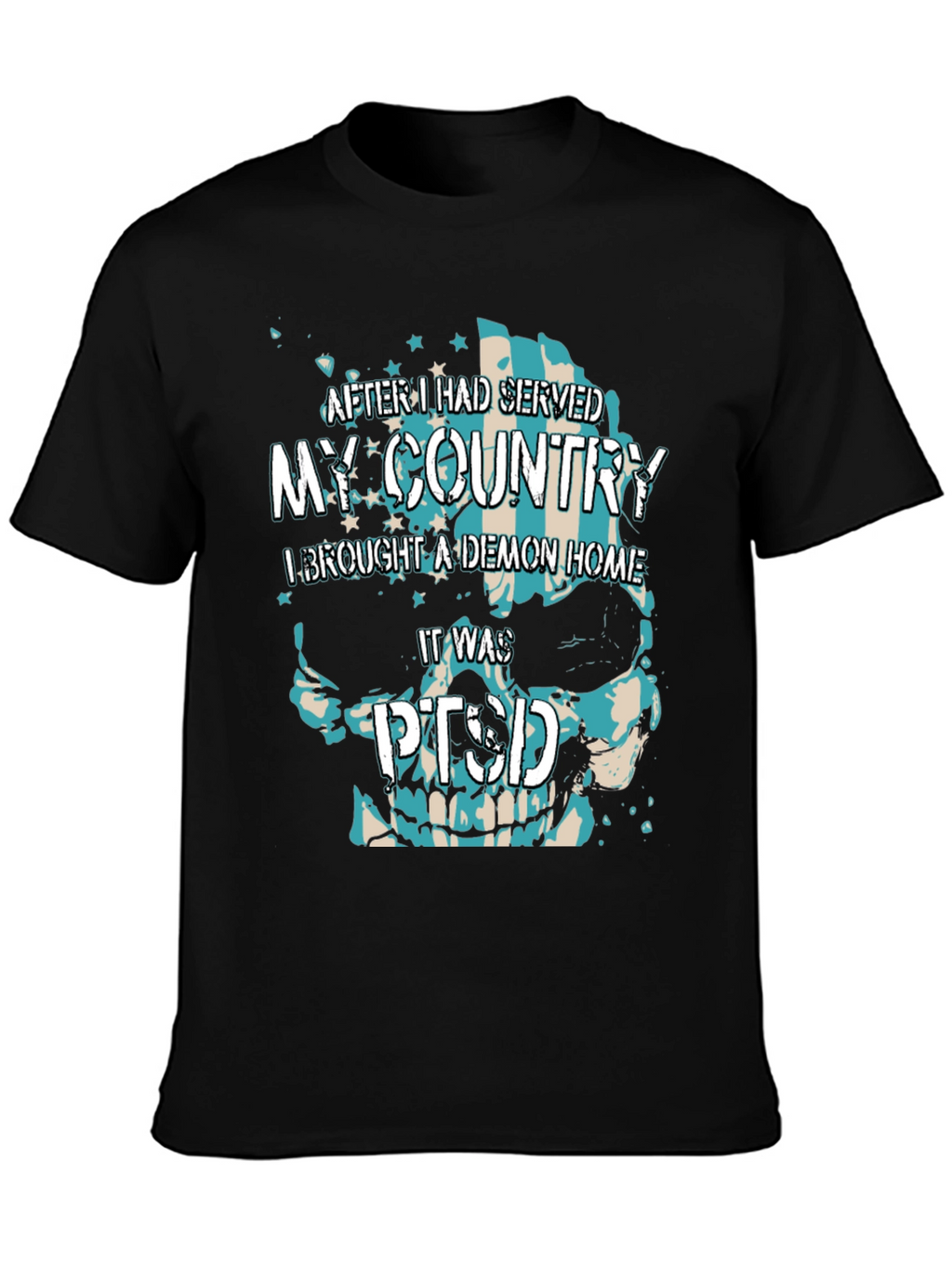 Patriotic PTSD Awareness T-Shirt
