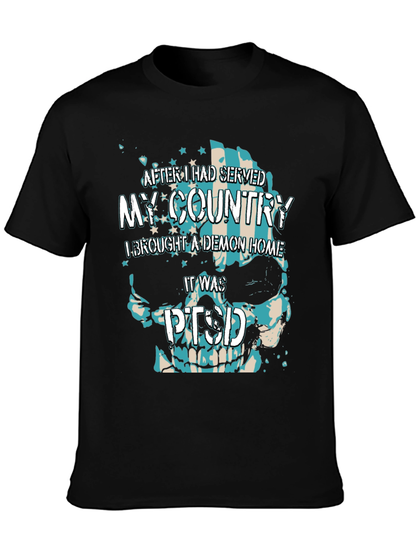 Patriotic PTSD Awareness T-Shirt