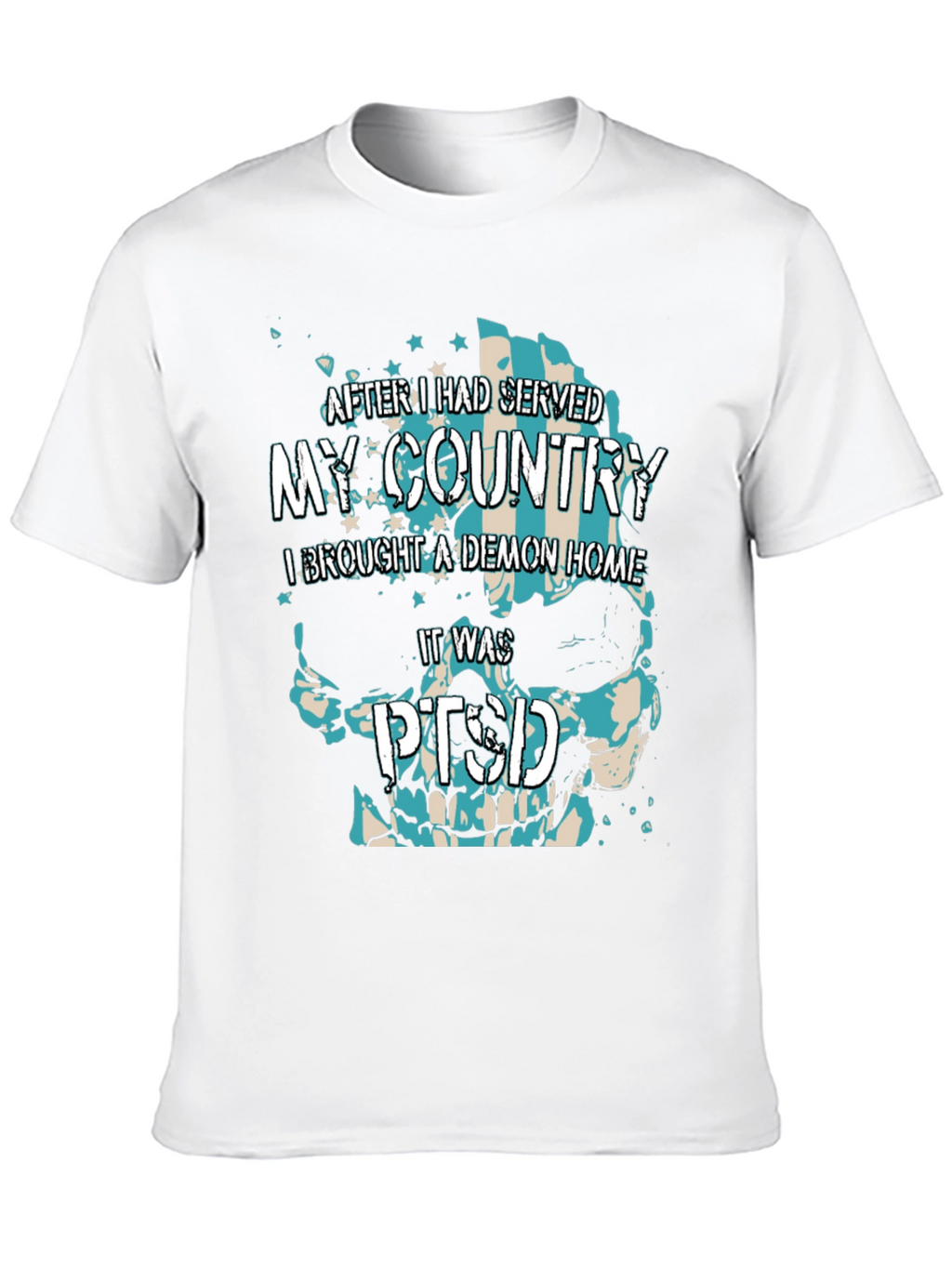 Patriotic PTSD Awareness T-Shirt