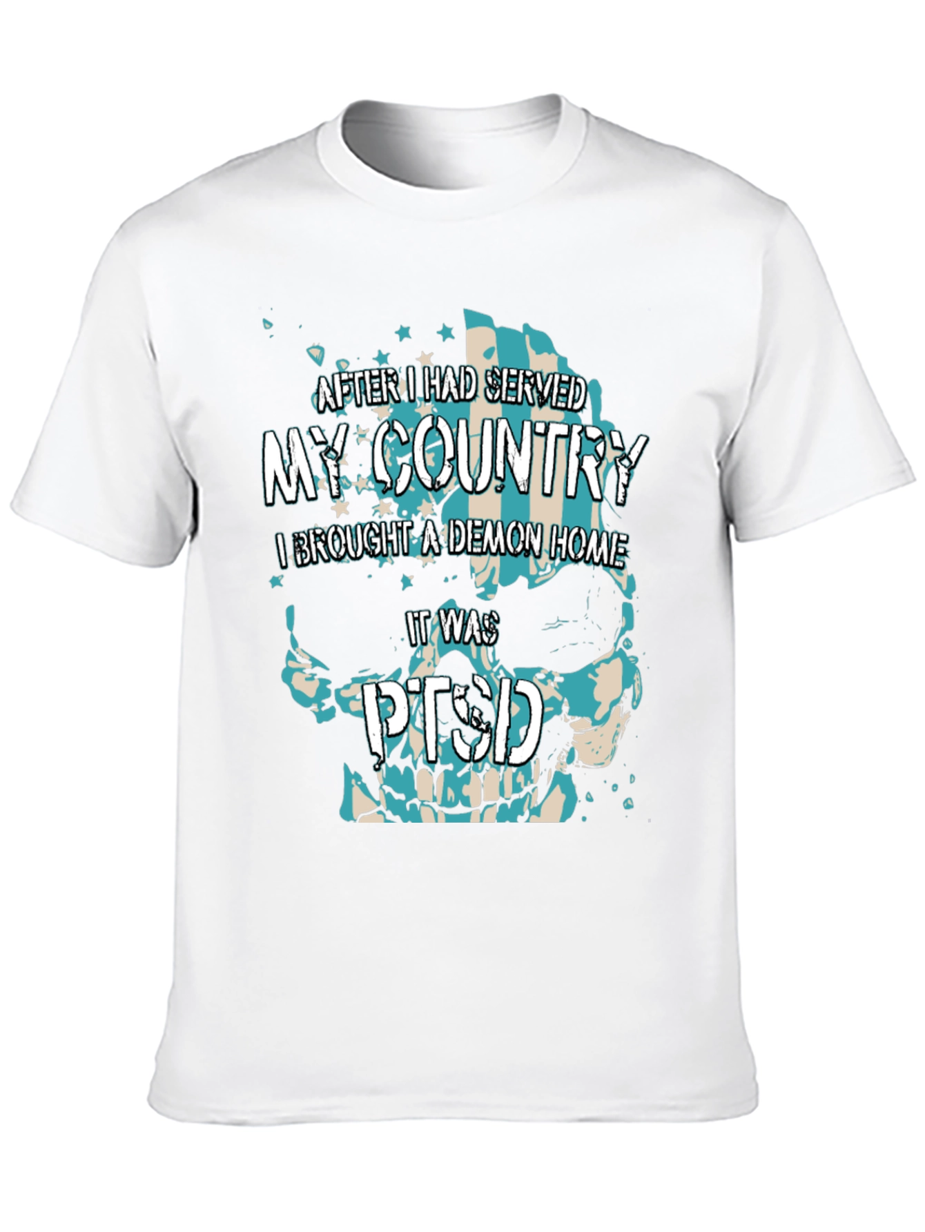 Patriotic PTSD Awareness T-Shirt