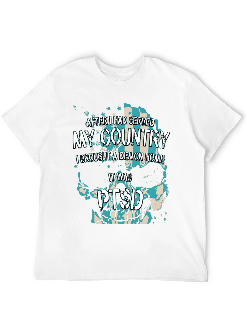 Patriotic PTSD Awareness T-Shirt