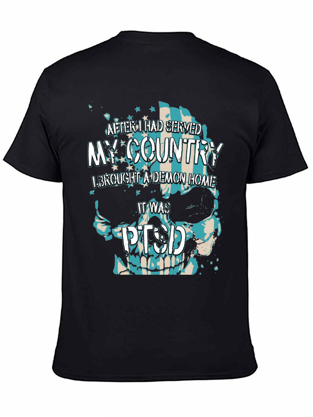Patriotic PTSD Awareness T-Shirt